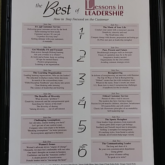 The Best of Lessons in Leadership, How To Stay Focused On The Customer - Picture 2 of 3